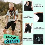 Women's High Waisted Biker Shorts with Pockets