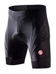 Men's Padded Cycling Shorts with Reflective Print
