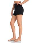 HeyNuts Women's Soft Biker Shorts - 4" Black