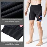 Men's Padded Cycling Shorts with Reflective Print
