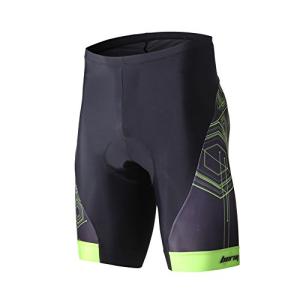 Beroy Men's Cycling Shorts in Black, XL