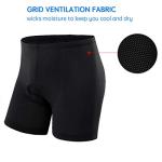 Ohuhu Men’s 3D Padded Cycling Bike Shorts