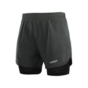Lixada Men's 2-in-1 Cycling Shorts
