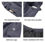 Men's Grey Baggy MTB Cycling Shorts with Padding