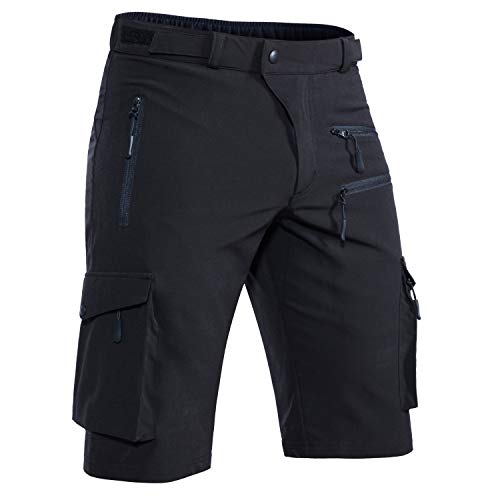 Men's Mountain Bike Shorts with Zipper Pocket