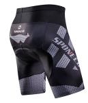 Sponeed Men's Padded Cycling Shorts - Gray, Large