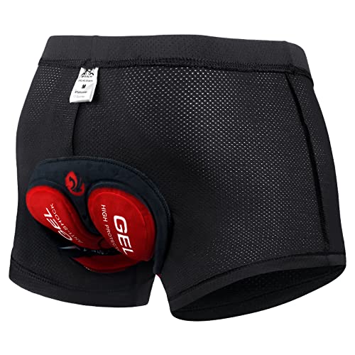 X-TIGER Men's 5D Padded Cycling Shorts Black