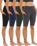 4 Pack High Waist Biker Yoga Shorts for Women