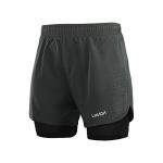 Lixada Men's 2-in-1 Quick Dry Running Shorts