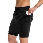 Lixada Men's Quick-Dry Running Shorts with Pockets