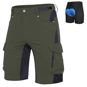 Men's Padded Mountain Bike Shorts with Pockets