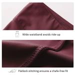 BALEAF Women's Padded Bike Shorts - Wine Red