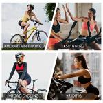 BALEAF Women's Padded Bike Shorts - Wine Red