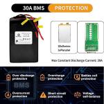 BtrPower 36V 25AH LiFePO4 E-Bike Battery