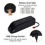 MXS Electric Bike Lithium Battery - 36V/48V/52V