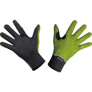 GORE WEAR XL Stretch Gloves, Black/Neon Yellow