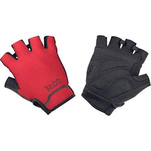 GORE WEAR C5 Short Gloves, Black/Hibiscus Pink, XS