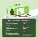 H HAILONG 36V 8Ah Lithium Ebike Battery with Charger