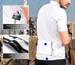 Santic Men's Short Sleeve Cycling Jersey with Pockets
