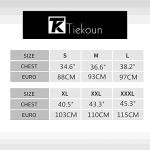 Tiekoun Men's Short Sleeve Cycling Jersey - Blue, XL