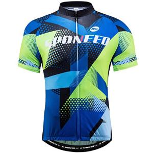 Sponeed Men's Full Zip Cycling Jersey