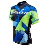 Sponeed Men's Breathable Full Zip Bike Jersey