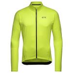 GORE WEAR Men's C3 Thermo Cycling Jersey, Neon Yellow