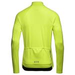 GORE WEAR Men's C3 Thermo Cycling Jersey, Neon Yellow