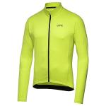 GORE WEAR Men's C3 Thermo Cycling Jersey, Neon Yellow