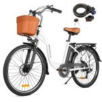 KORNORGE 26" Electric Commuter Bike for Adults