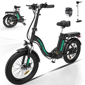 HITWAY 750W Folding Electric Bike with Fat Tires