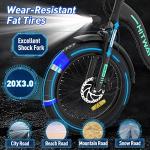 HITWAY 750W Folding Electric Bike with Fat Tires