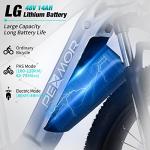PEXMOR 750W Electric Fat Tire Mountain Bike