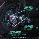 HITWAY 750W Folding Electric Bike with Fat Tires