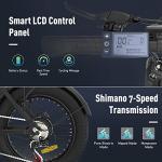 HITWAY 750W Folding Electric Bike with Fat Tires