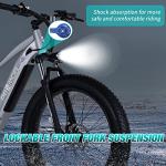 PEXMOR 750W Electric Fat Tire Mountain Bike