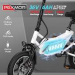 PEXMOR Folding Electric Bike for Commuters