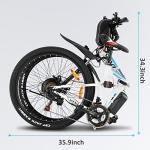 Vivi M026TGB Folding Electric Mountain Bike 500W