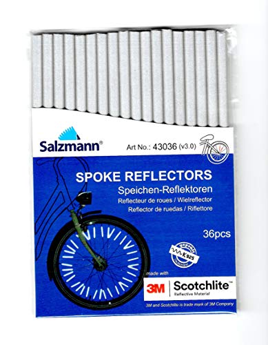 36 High Visibility Spoke Reflectors with 3M