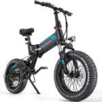 500W 20" Electric Fat Tire Folding Bike