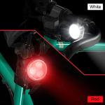 Vinsot 8-Pack USB Rechargeable Bike Light Set