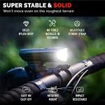 300 Lumens USB Rechargeable Bike Light with Tail Light