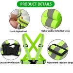 High-Visibility Reflective Vest and Belt Set