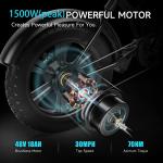 HAPPYRUN 20" Fat Tire Electric Bike 1500W