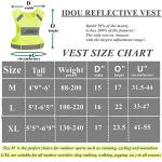 IDOU Ultralight Reflective Safety Vest for Running