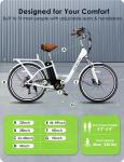 Oraimo 350W Electric Bike with Rear Rack