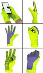Hi Vis Reflective Running Gloves with Touchscreen