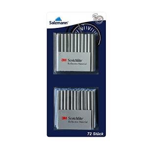 Salzmann Reflective Bicycle Wheel Spoke Reflectors - 72 Pack