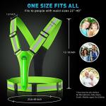 High-Visibility Safety Vest for Cycling and Running
