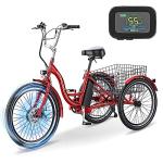 Esazn 24" Electric Tricycle for Adults